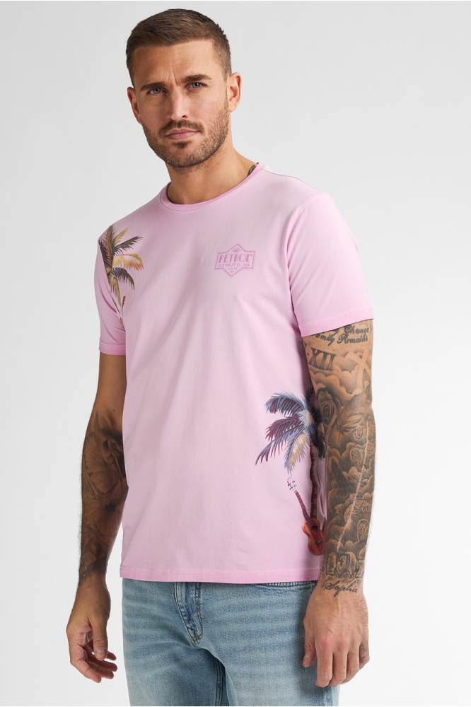 T SHIRT MET ARTWORK M 1050 TSR673 3169 Ice Pink